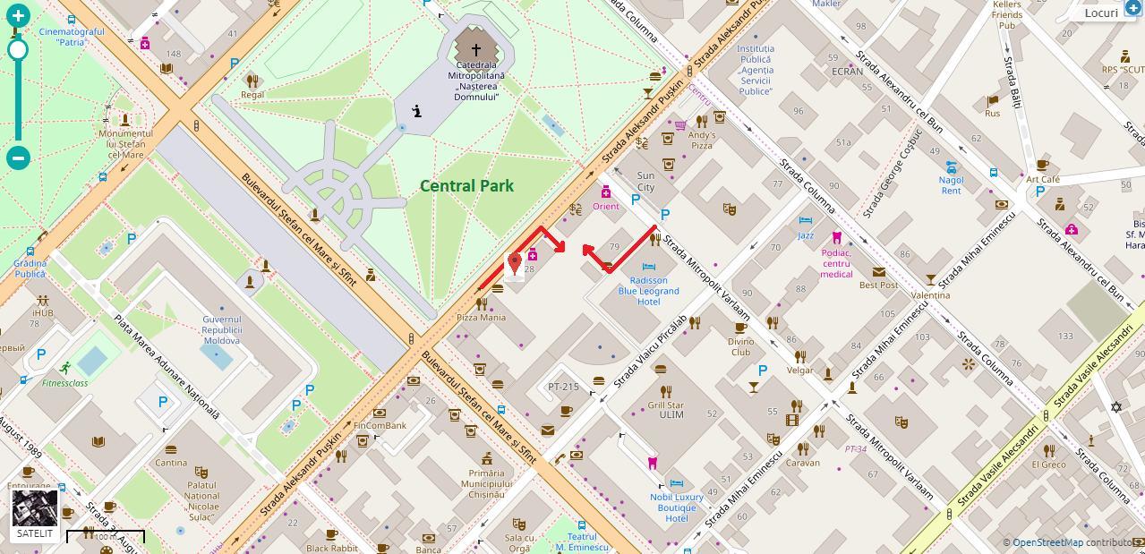 Central Park Apartments Chişinău Eksteriør billede